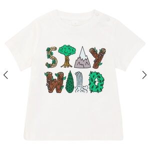 Stella Mcartney Stay Wild Graphic Tee